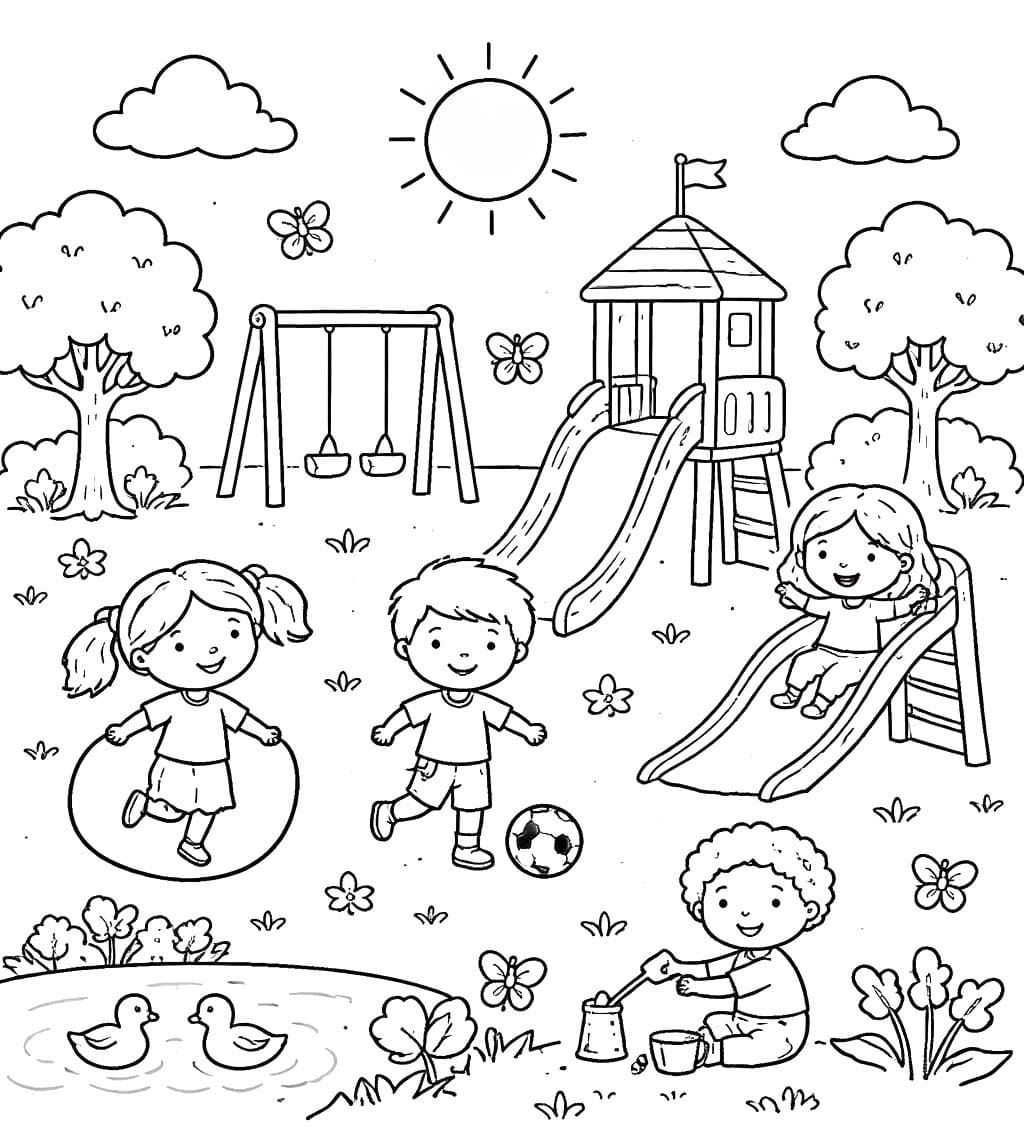 베이식 그림 공원