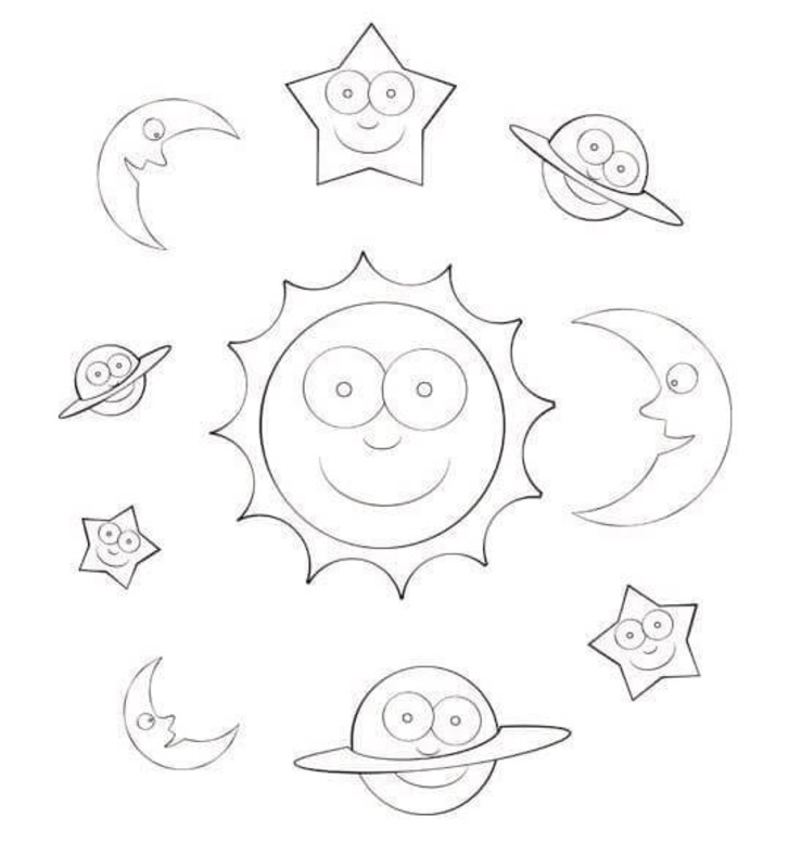 베이식 태양계 그리다