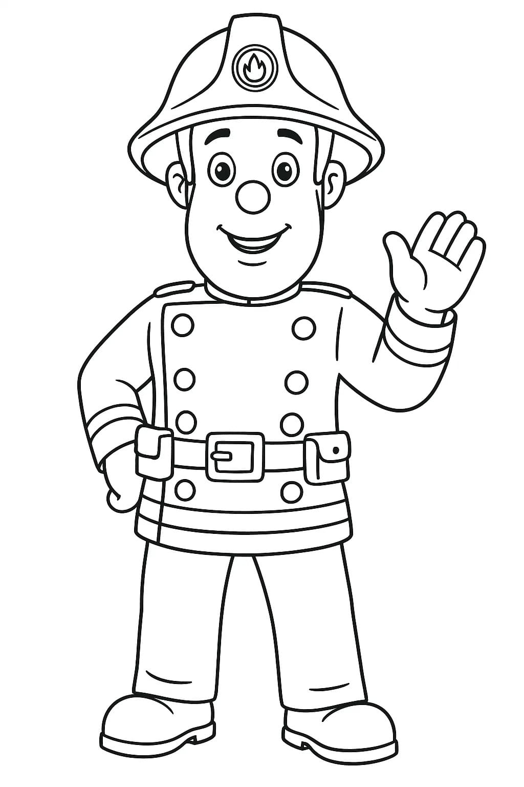 출동! 소방관 샘 그림