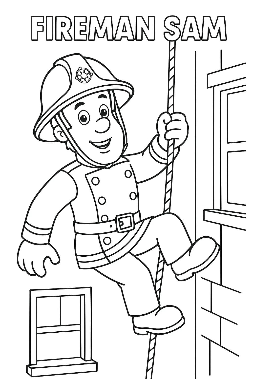 출동! 소방관 샘 행복하다