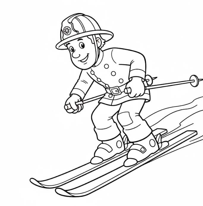 출동! 소방관 샘 이미지 무료로 인쇄 가능