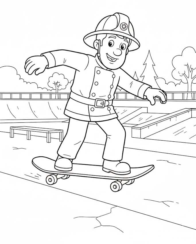 출동! 소방관 샘 인쇄 가능