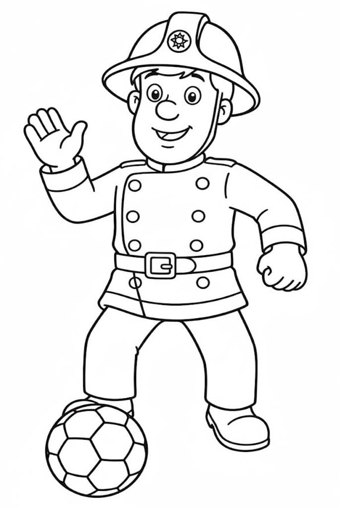 출동! 소방관 샘 무료로 인쇄 가능