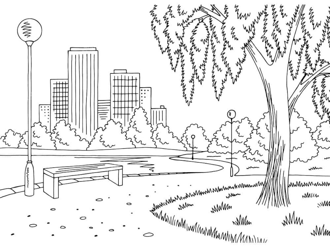 단순한 그리다 공원