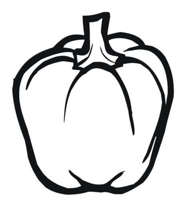 단순한 그리다 피망