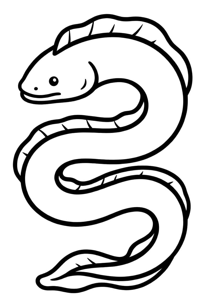 그림을 그리다 뱀장어