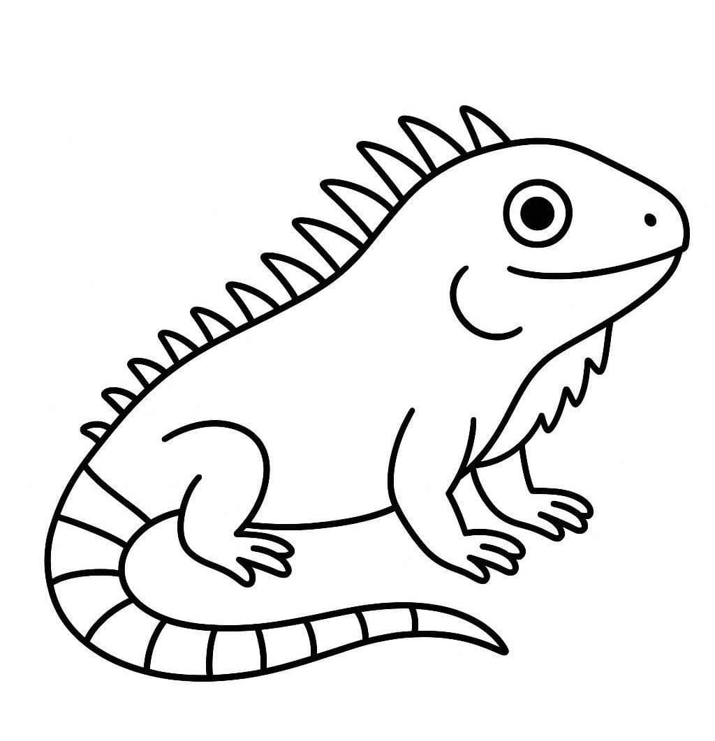 이구아나 색칠하기놀이