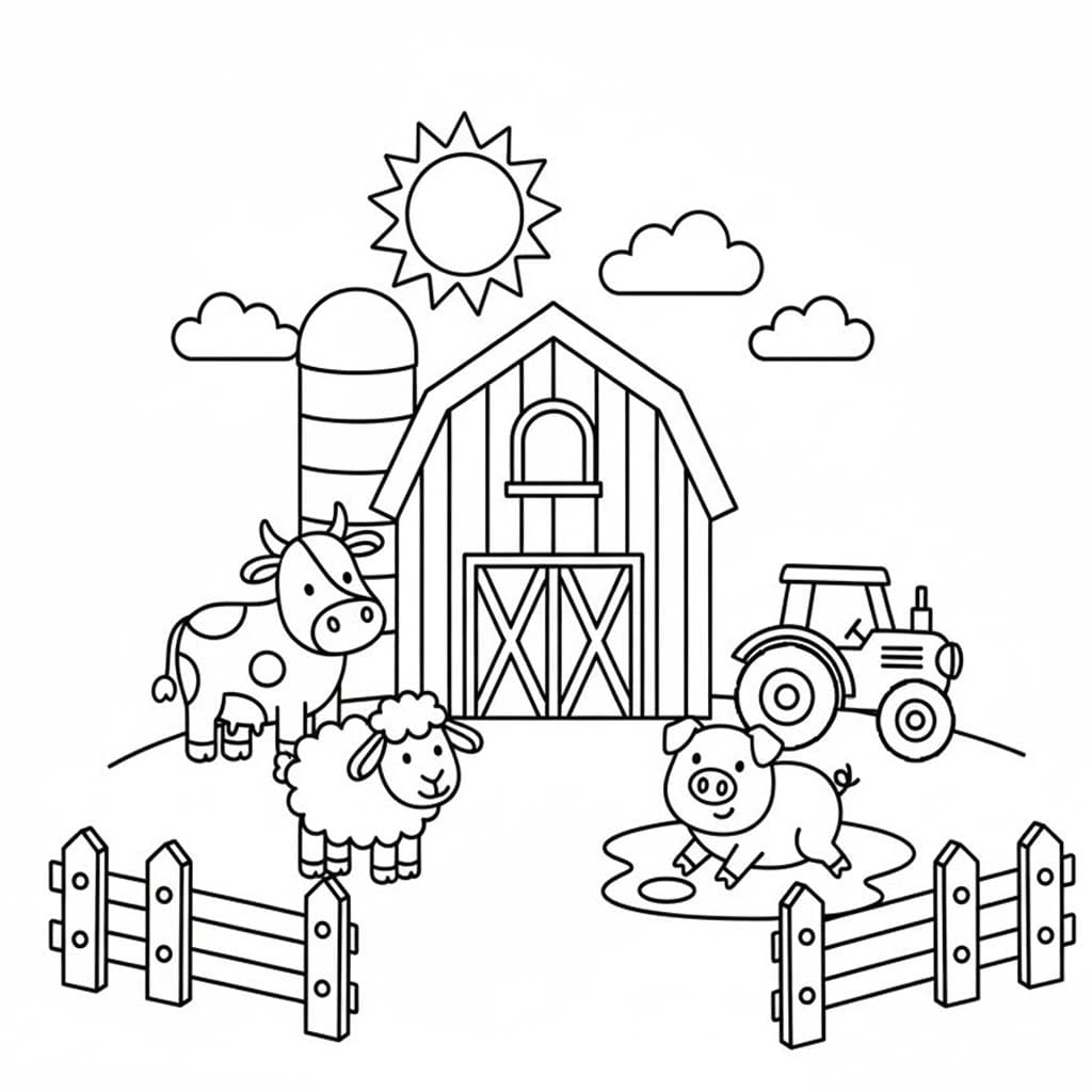 농장 색칠하기놀이