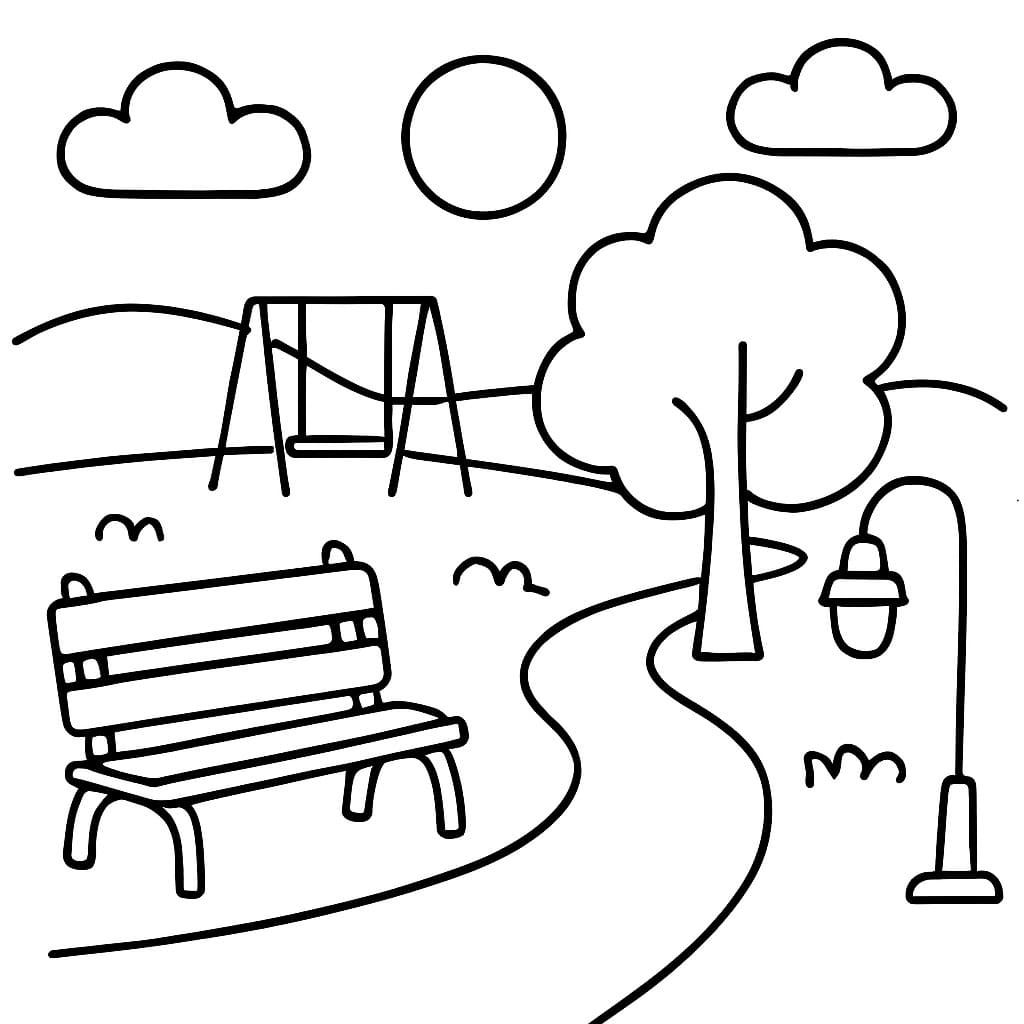 공원 이미지 인쇄 가능