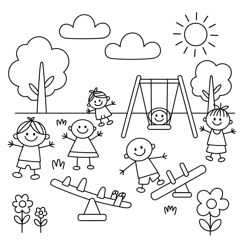 공원 인쇄 가능