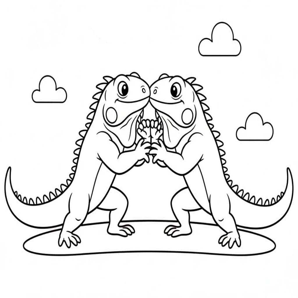 이구아나 단순한