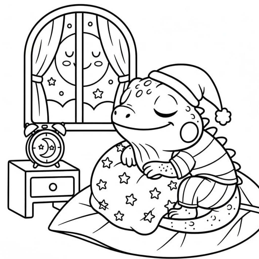 이구아나 이미지 단순한