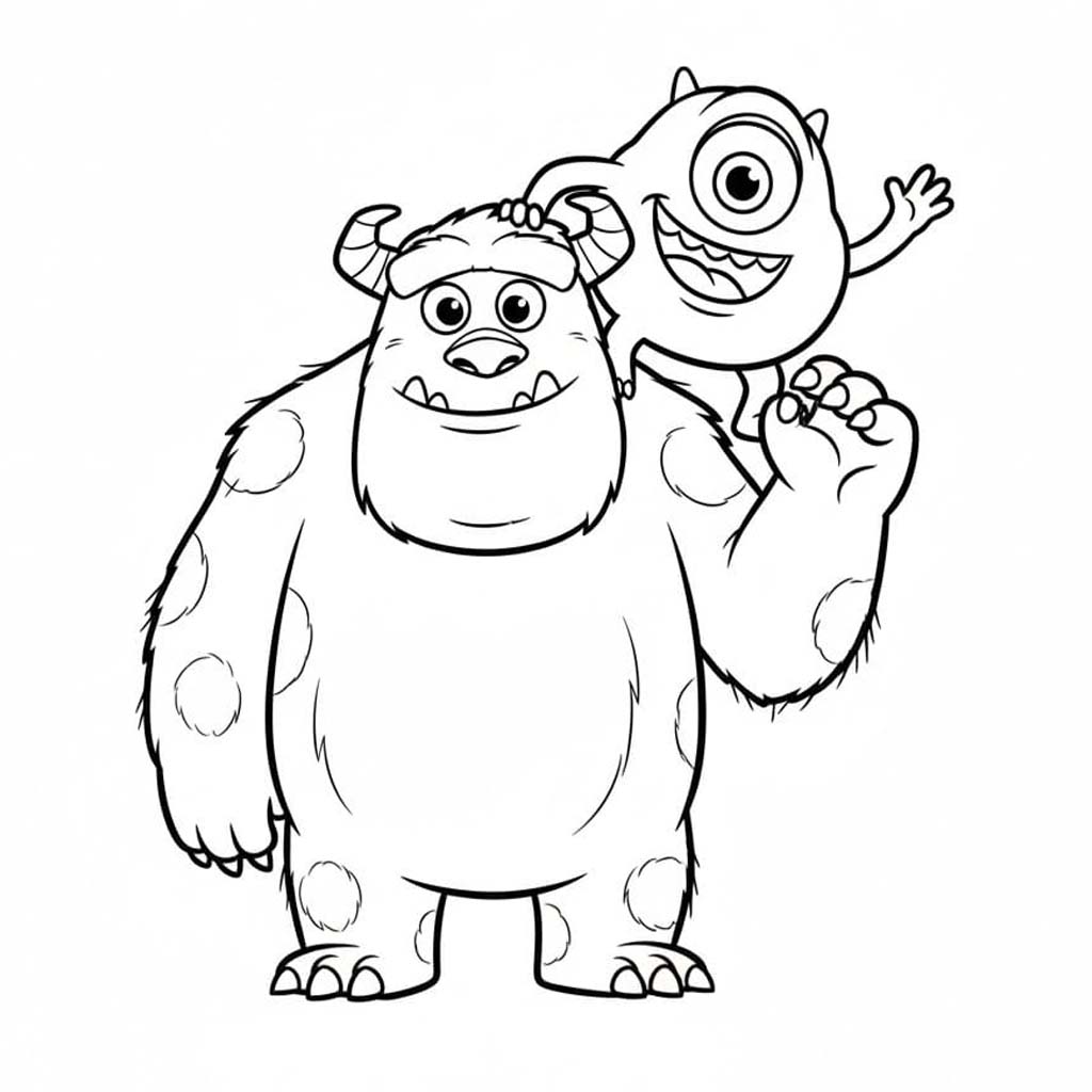 몬스터 주식회사 인쇄 가능