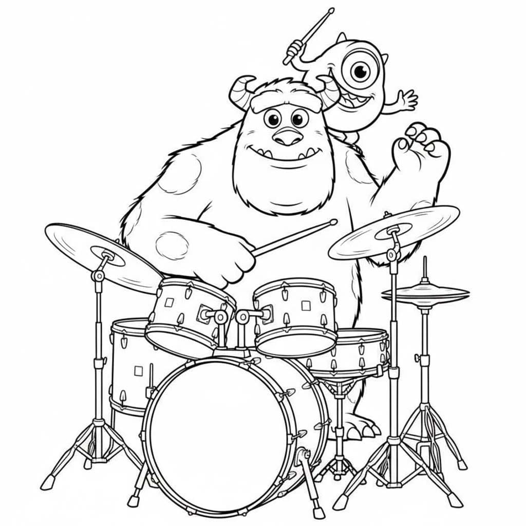 몬스터 주식회사 무료로 인쇄 가능