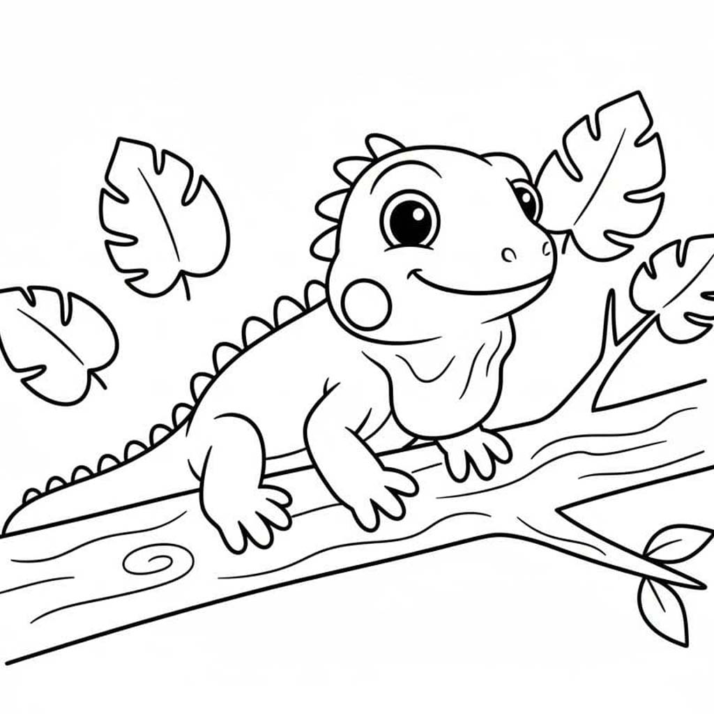 무료 그리다 이구아나