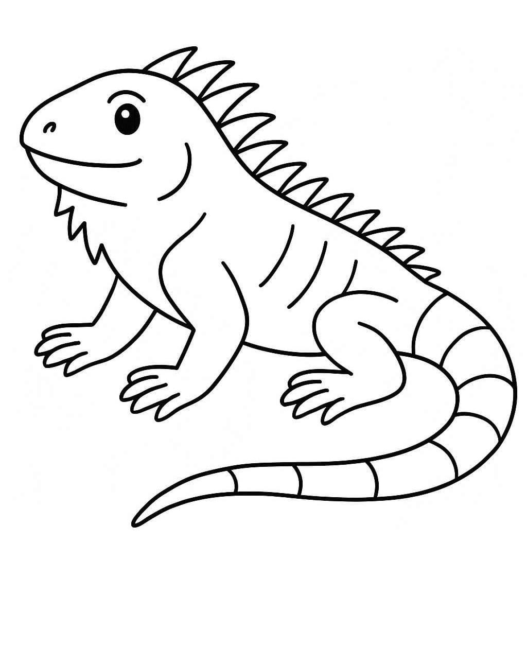 무료로 그리다 이구아나