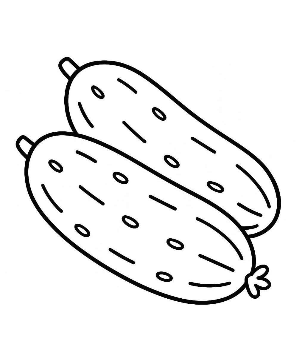 무료로 인쇄 가능 그리다 오이