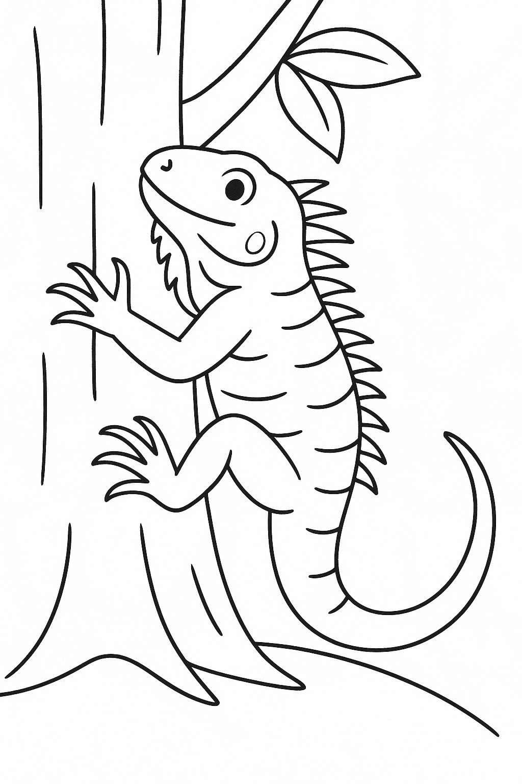 무료로 인쇄 가능 이구아나