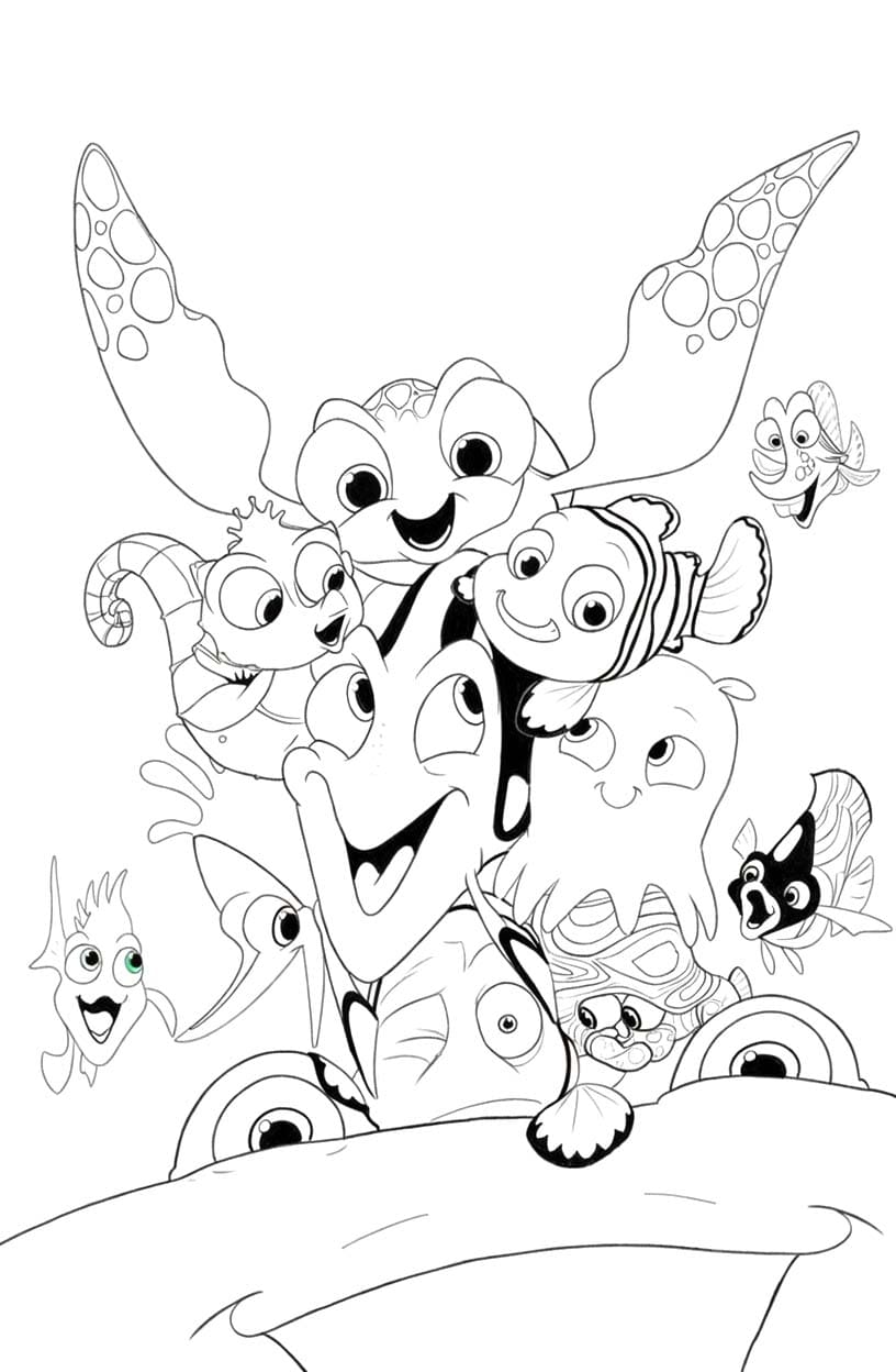 니모를 찾아서 이미지 무료로 인쇄 가능