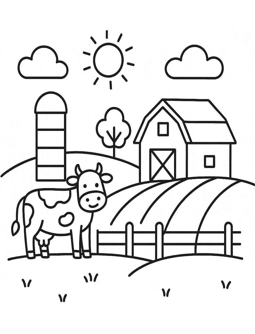 농장 이미지 단순한