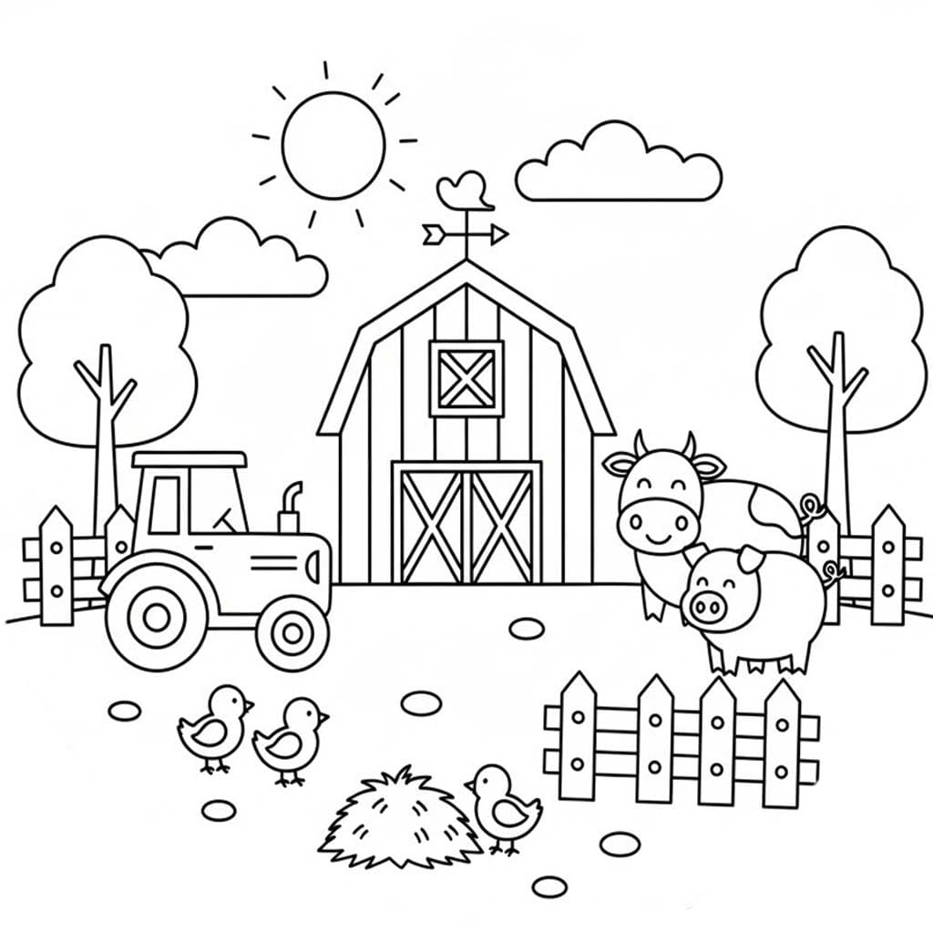 농장 이미지 인쇄