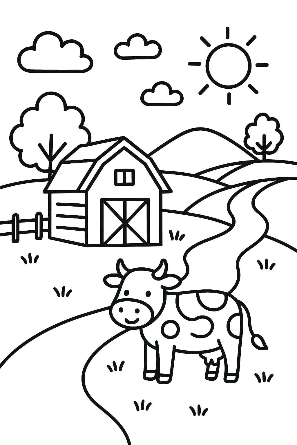 농장 인쇄 가능