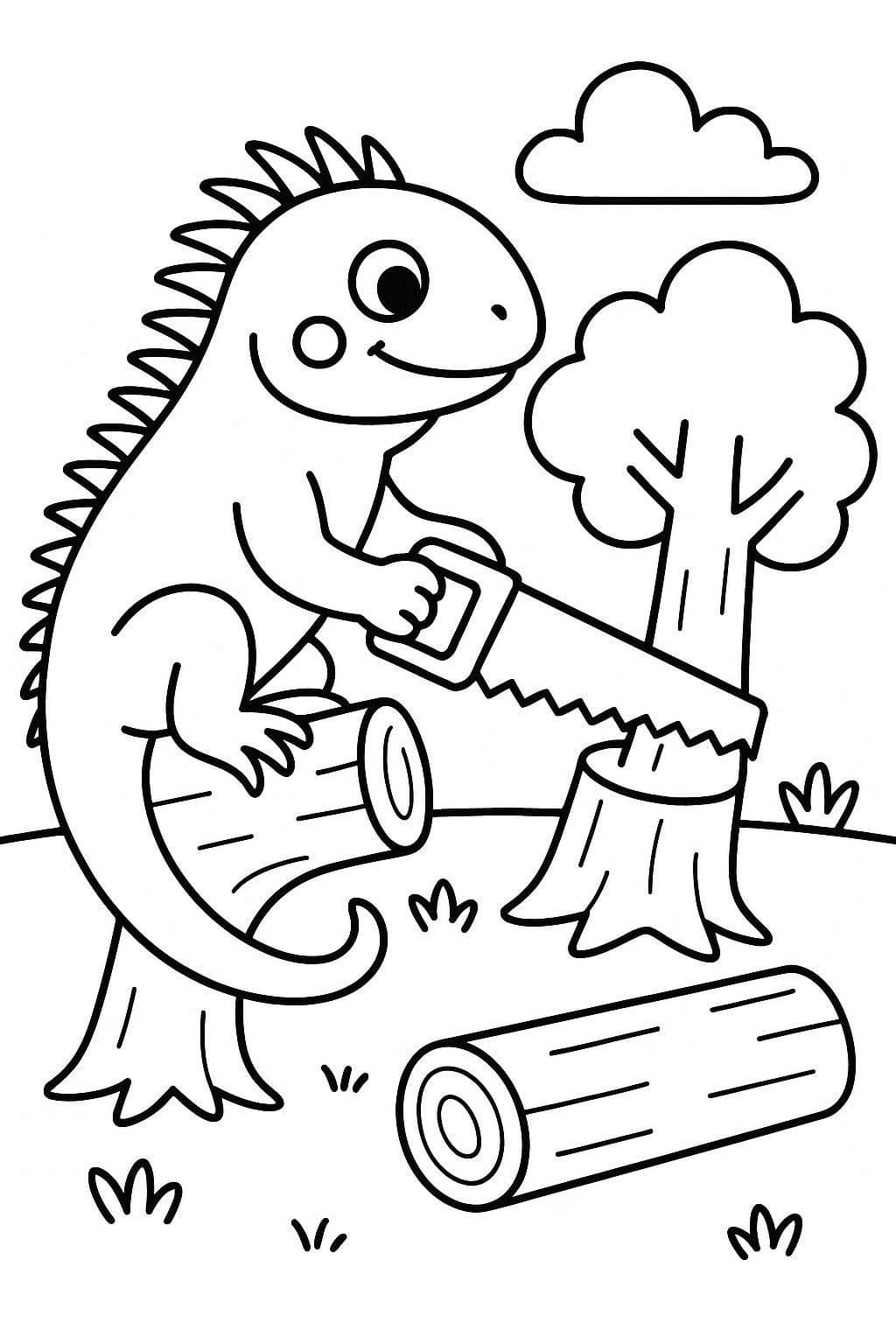 스케치 이구아나