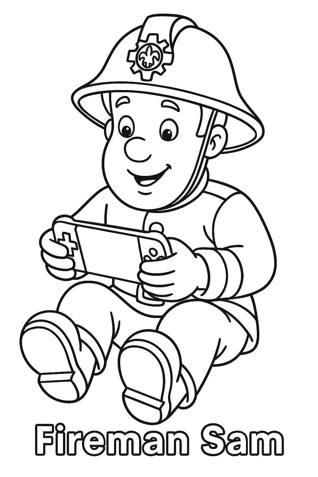 쉬운 출동! 소방관 샘