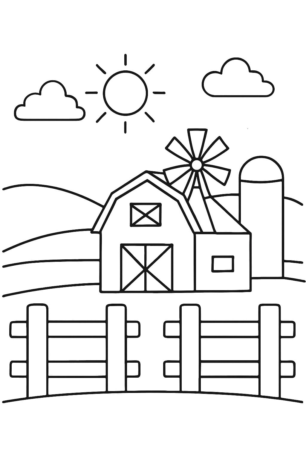 쉬운 농장 그리다