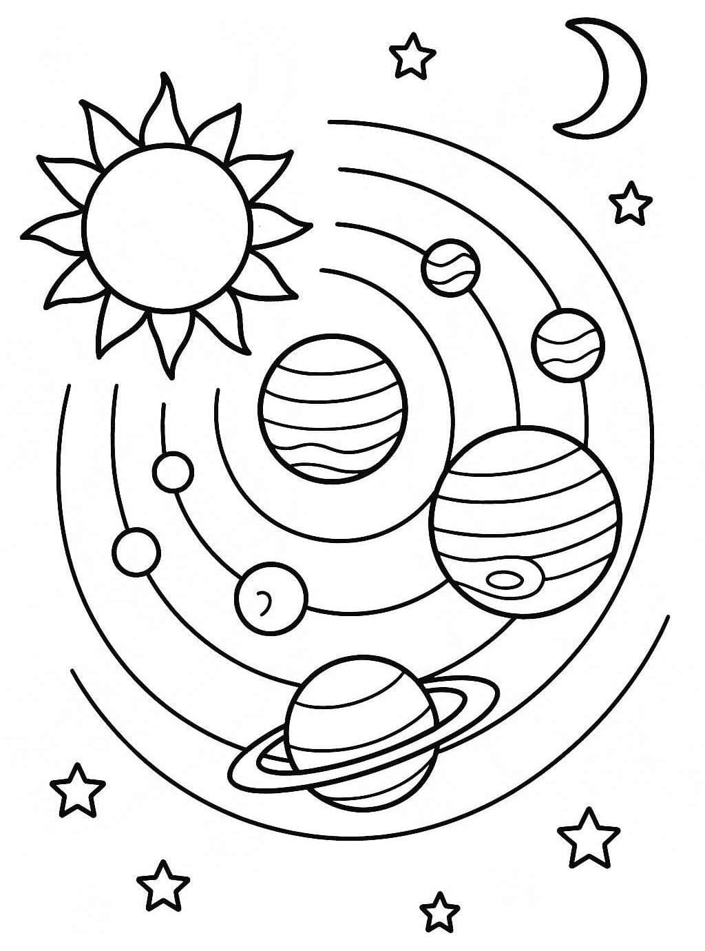 태양계 무료 인쇄 가능