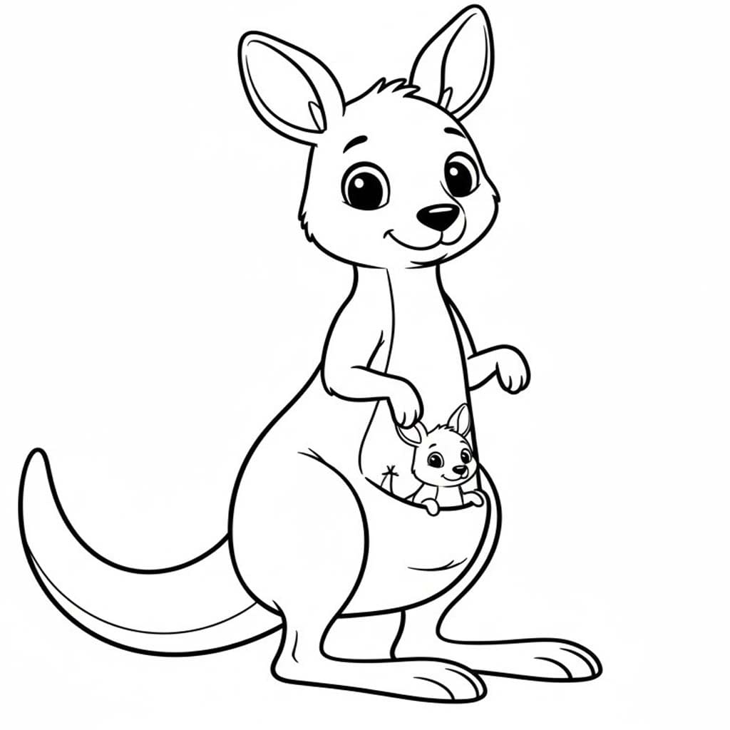 베이식 그리다 캥거루