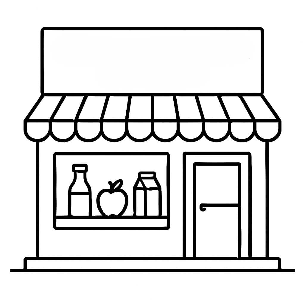 베이식 편의점 그리다