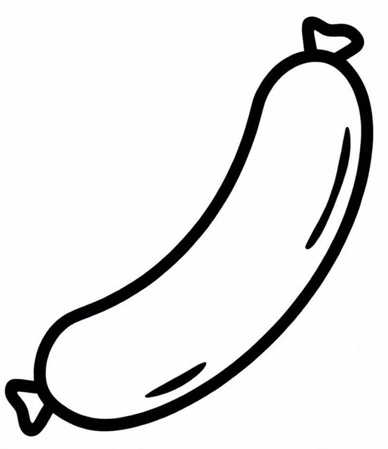 베이식 소시지 그리다