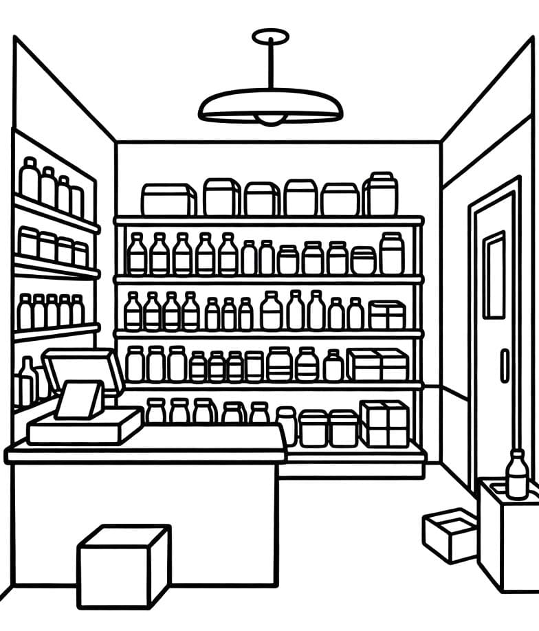 편의점 색칠하기놀이