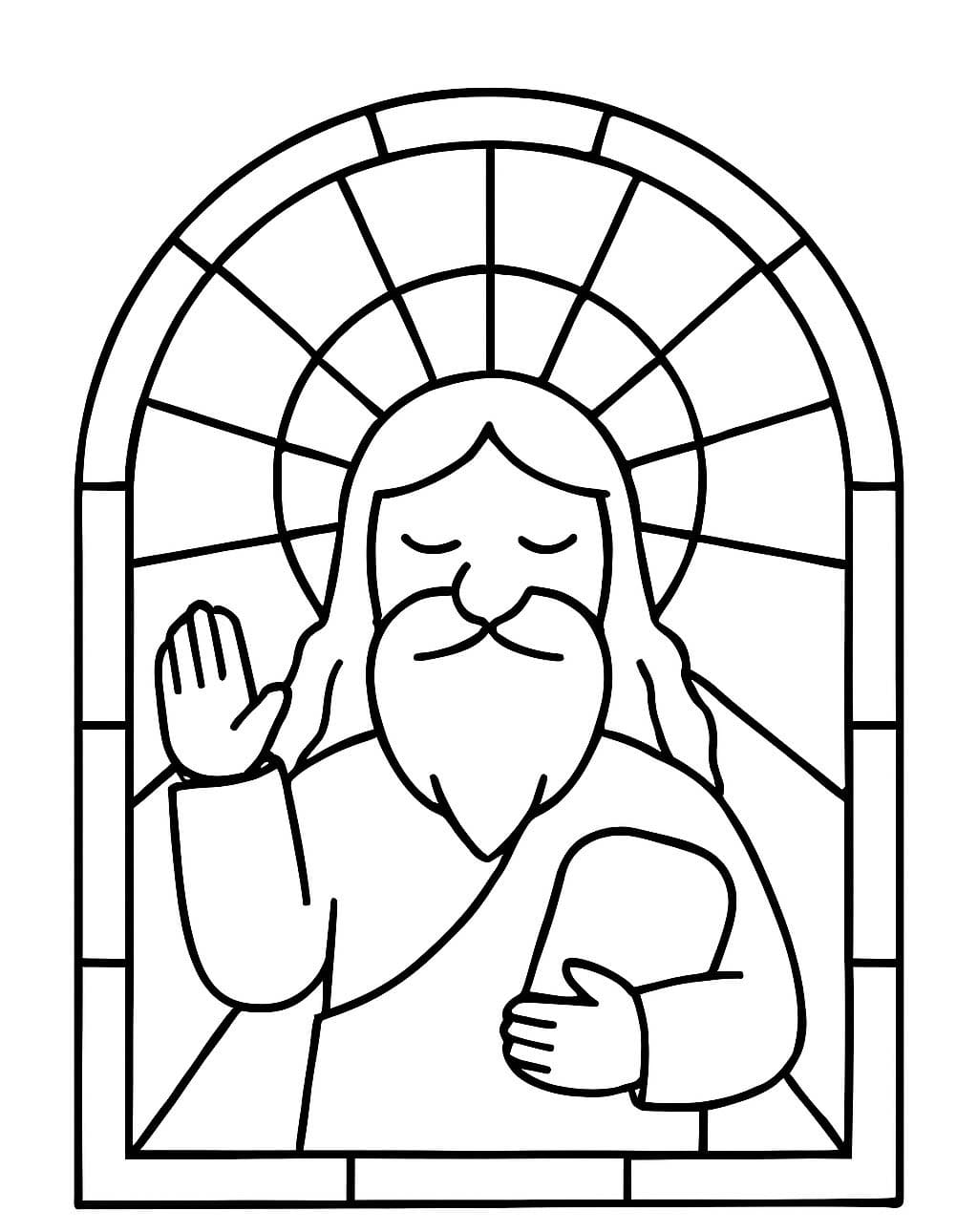 단순한 스테인드글라스