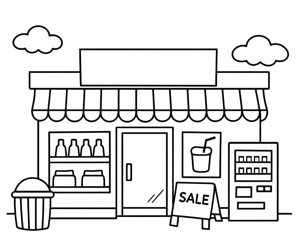 그림을 그리세요 편의점