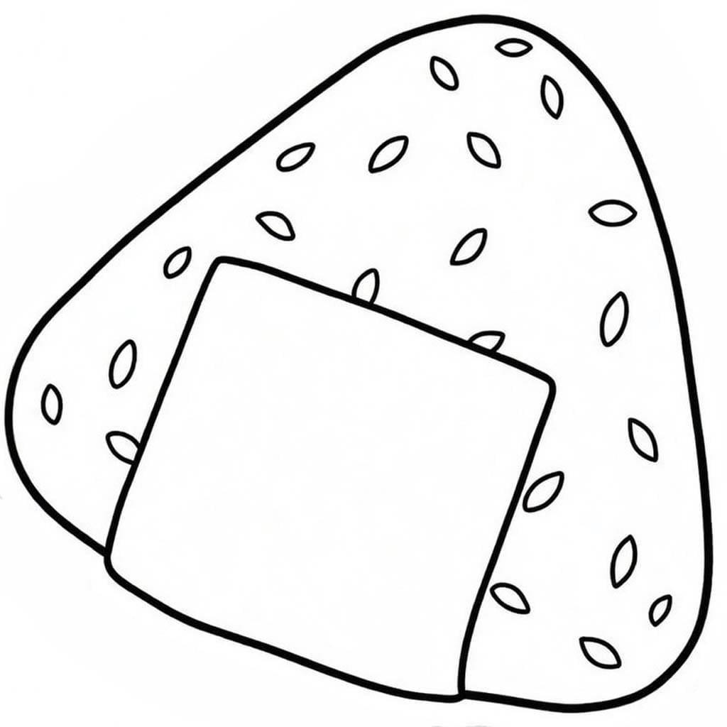 주먹밥 색칠하기놀이