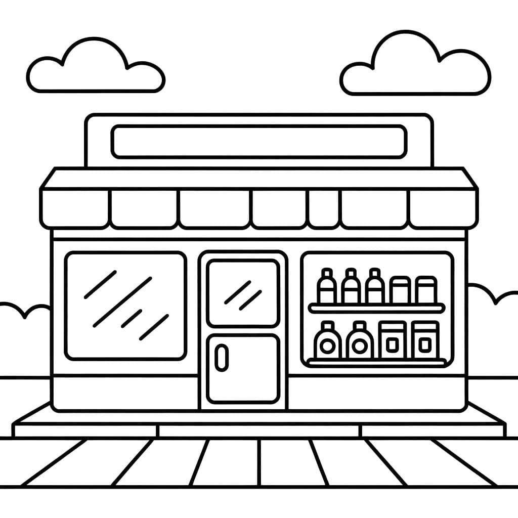 그림 편의점 단순한