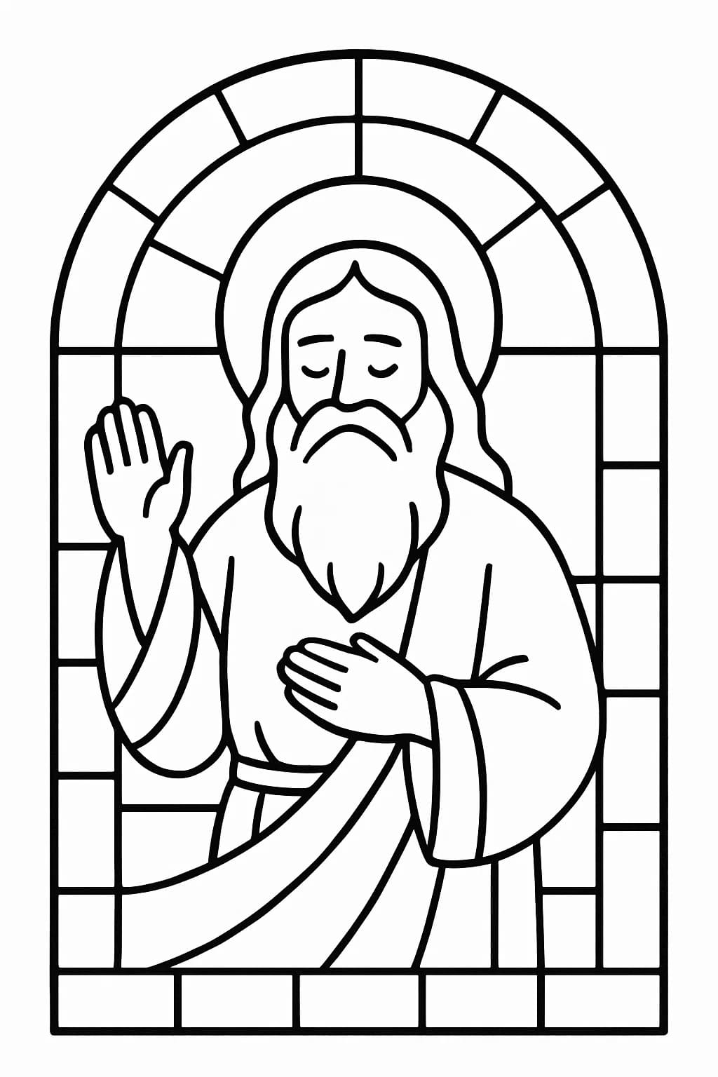 그림 스테인드글라스 인쇄 가능