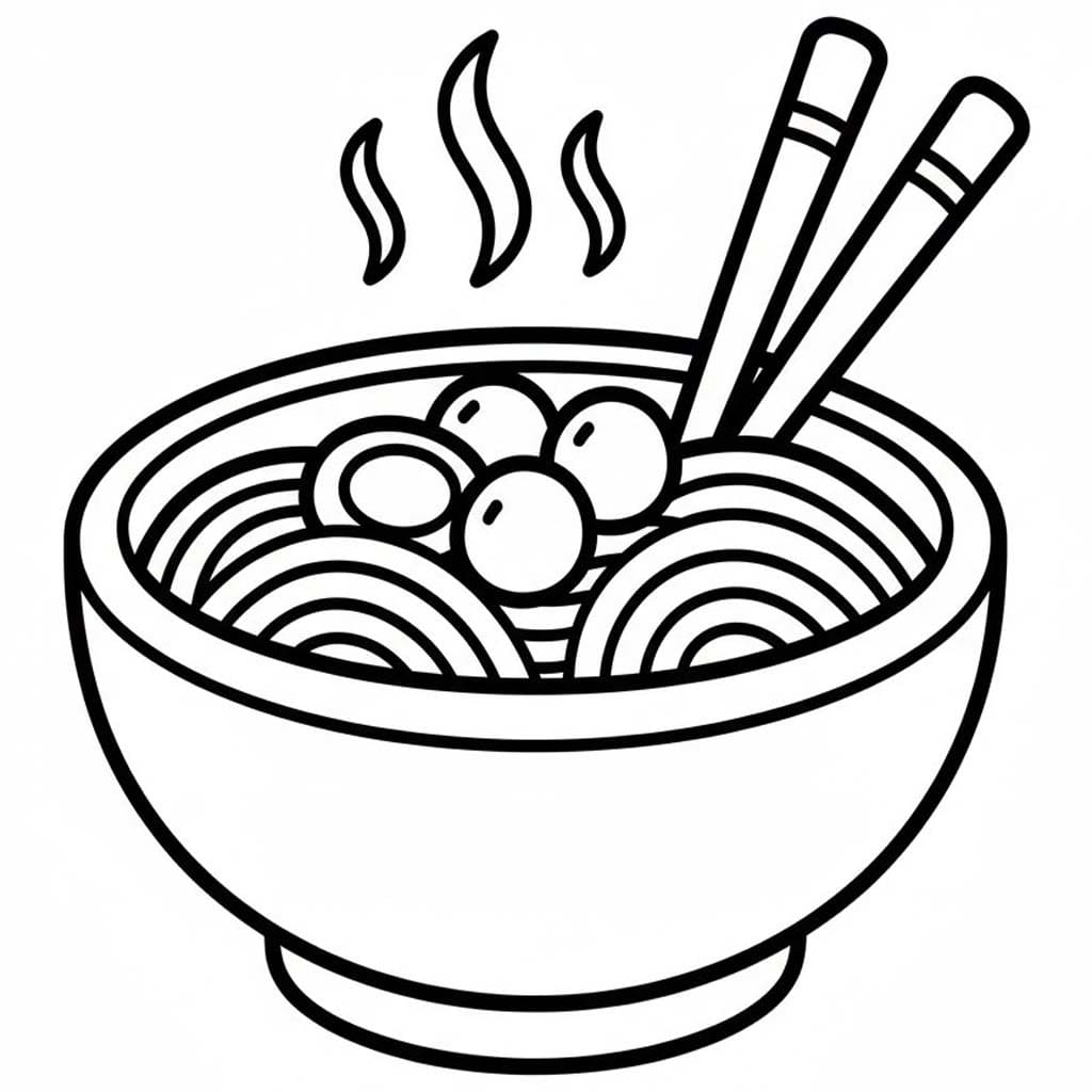 국수 색칠하기놀이