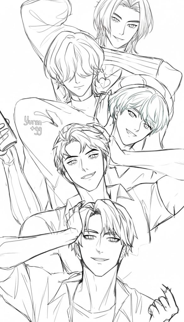 인쇄 가능 사자 보이즈