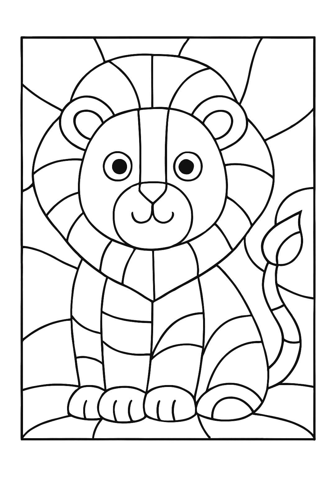 인쇄 가능 스테인드글라스