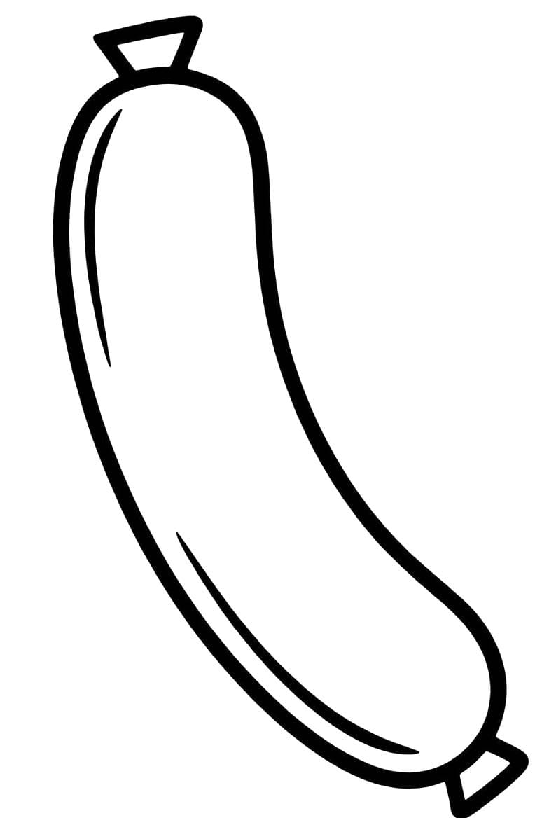 인쇄 그리다 소시지