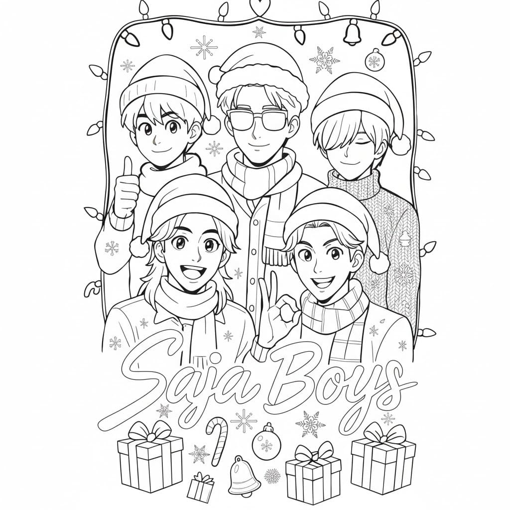 인쇄 사자 보이즈