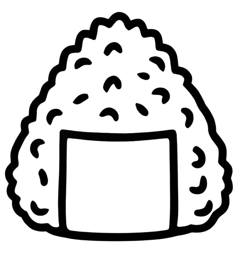 주먹밥 이미지 단순한