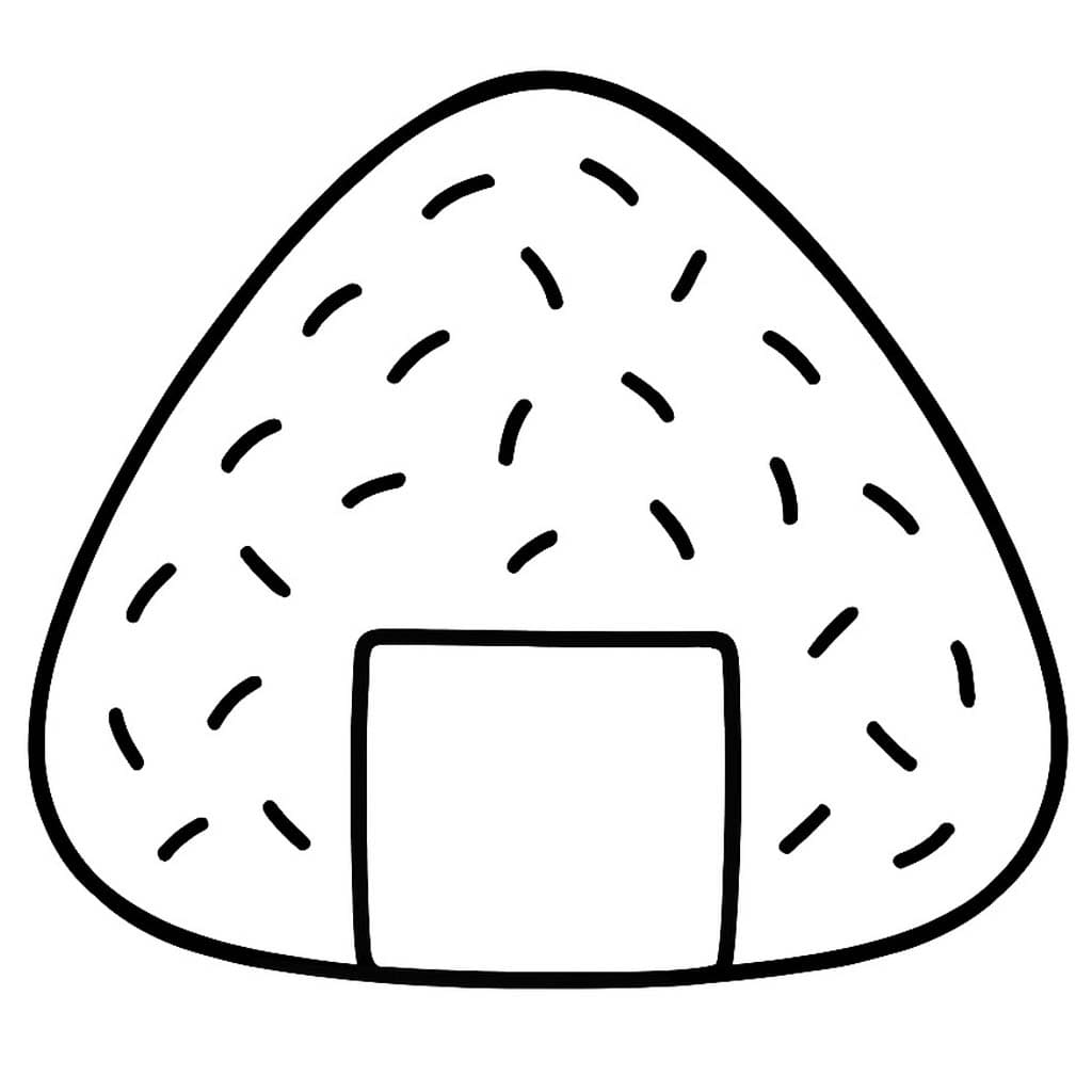 주먹밥 이미지 인쇄 가능