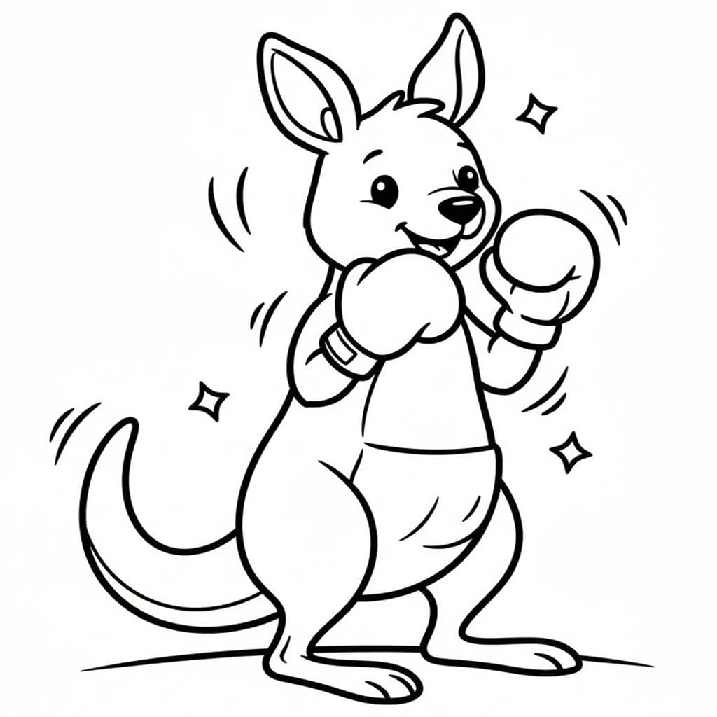 캥거루 무료로 인쇄 가능