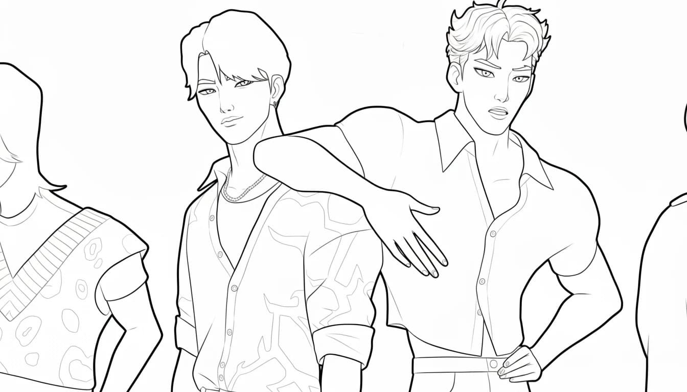 만화 사자 보이즈