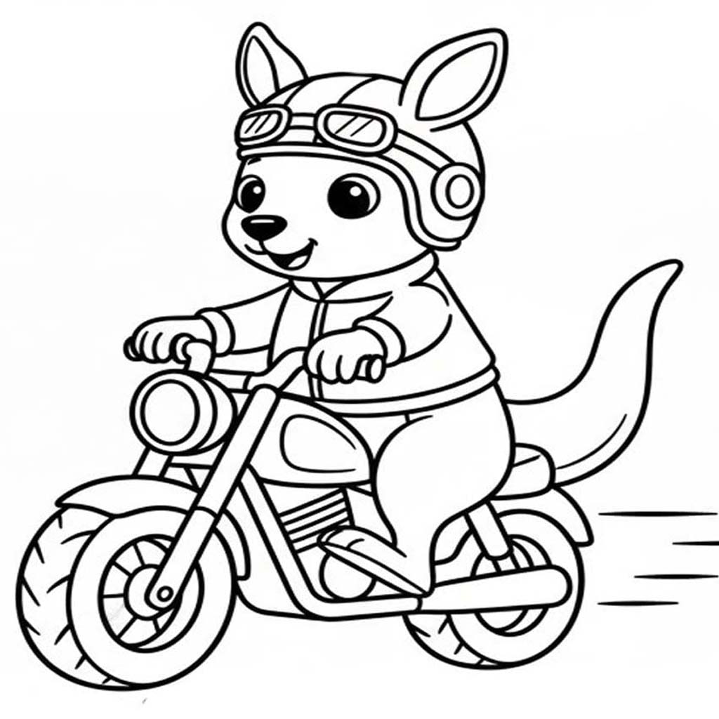 무료 그리다 캥거루