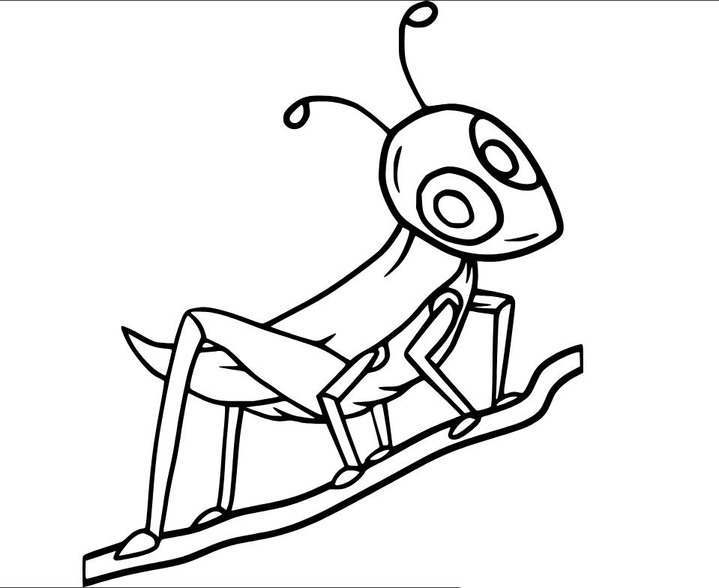 무료로 그리다 메뚜기